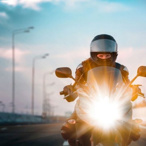 Schutzbekleidung Motorradfahrer