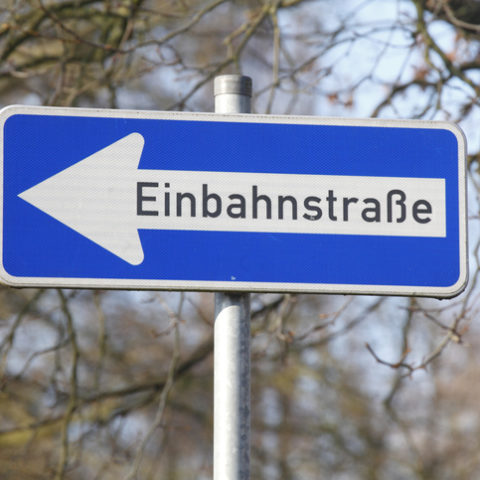 Einbahnstraße