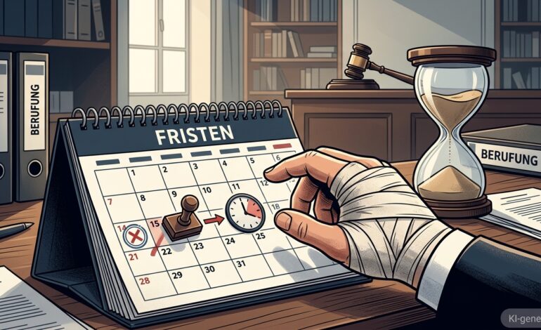 Fristversäumnis bei Verletzung