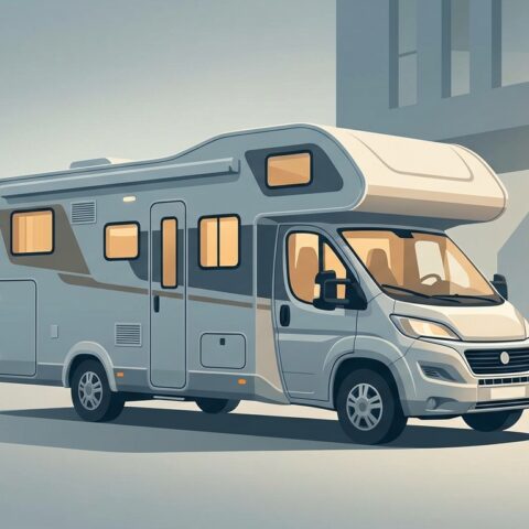 Wohnmobil bei Doppelhaushalt
