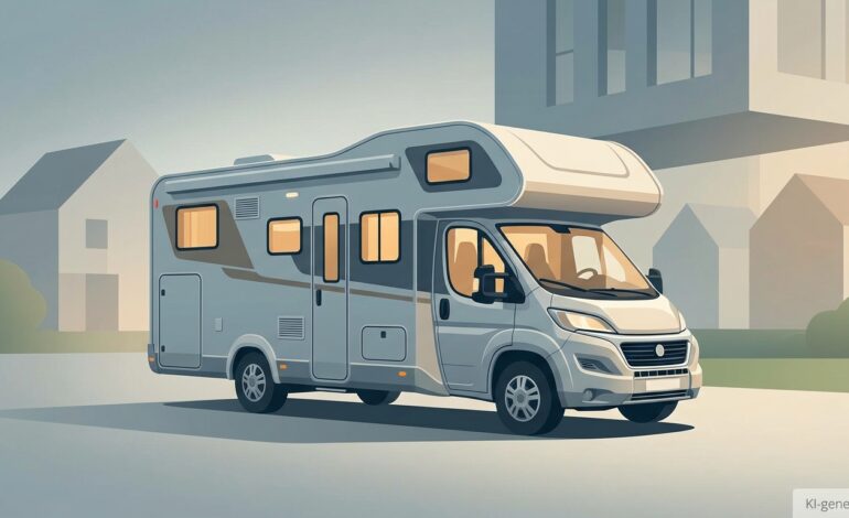 Wohnmobil bei Doppelhaushalt
