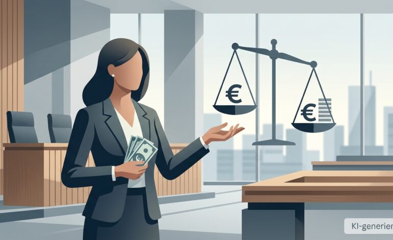 Equal-Pay-Klage vor dem LAG-(KI-generiertes Bild)