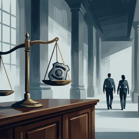 Polizistinnen verlieren Status-(KI-generiertes Bild)