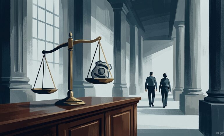 Polizistinnen verlieren Status-(KI-generiertes Bild)