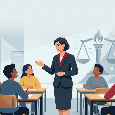 Richterbesuche an Schulen-(KI-generiertes Bild)
