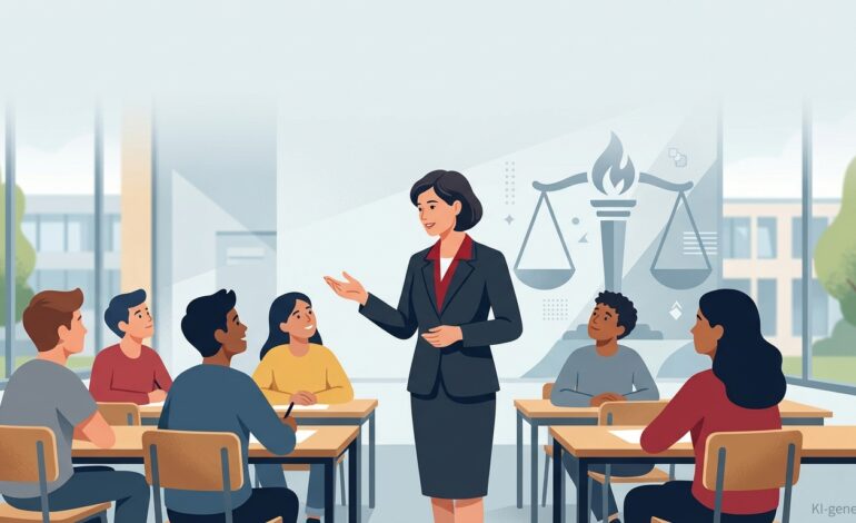 Richterbesuche an Schulen-(KI-generiertes Bild)