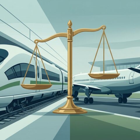 Rail & Fly: Urteil zu Verspätungen-(KI-generiertes Bild)